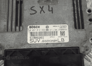 Sterownik komputer silnika Suzuki SX4 1,9 DDIS Fiat 0281012992 51806261 2