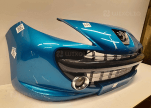 Zderzak przód przedni peugeot 207 urban move kmu niebieski błękitny halogeny 3