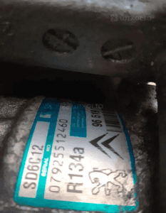 KOMPRESOR KLIMATYZACJI CITROEN PEUGEOT SD6C12 1351F SANDEN 9651910980 7