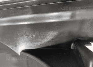 Osłona pasa chłodnicy wentylatora land rover defender 2.4 tdci PGK500440 3