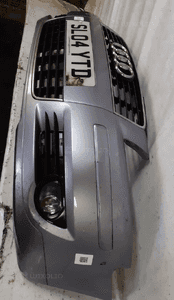 Zderzak przód przedni audi A3 8P szary LY7H halogeny 3