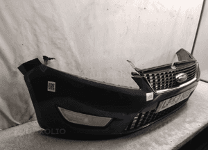 Zderzak przód przedni ford mondeo MK.4 4 iv X6 szary grafitowy halogeny 2