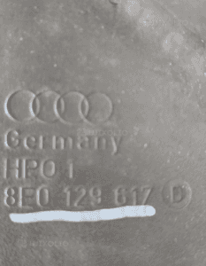 Rura dolot łapacz powietrza audi A4 B6 B7 2.0 tdi seat exeo 8E0129617D 3