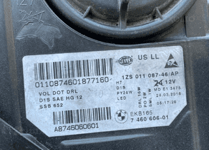 Lampa prawa bmw 5 F10 F11 lci dynamic skrętna usa 5
