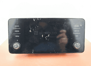 Skoda SCALA Radio Wyświetlacz 654035871B Uszkodzony 1