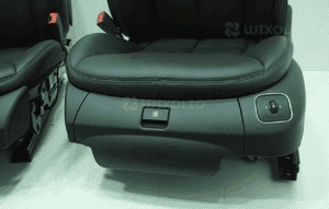Fotele fotel pasazer kierowca kolor czarny designio mercedes sl R230 10