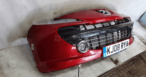 Zderzak przód przedni do peugeot 307 lift ekqd bordowy  halogeny 4