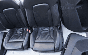 Fotele siedzenia skóra s-line grzane 7 osób audi Q7 4L 8
