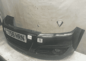 Zderzak przód przedni opel astra h 3 iii pod halogeny Z20R czarny 3