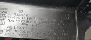Osłona poszycie słupka lewa Opel Zafira C 13289753 6