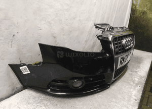 Zderzak przód przedni audi A4 B7 s line LY9B czarny halogeny 2