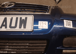 Zderzak przód przedni toyota avensis T25 8P4 granat granatowy 2