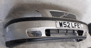 Zderzak przód przedni do volvo V70 srebrny halogeny 4