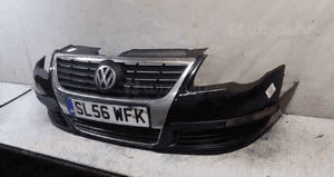 ) ZDERZAK PRZÓD RPZEDNI DO VW VOLKSWAGEN PASSAT B6 LC9Z CZARNY 3