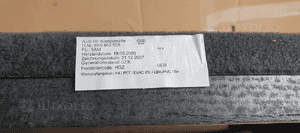 Podłoga wykładzina bagażnika Audi A4 B8 Kombi 8K9862559 6