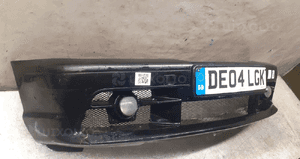 Zderzak przód przedni bmw E46 coupe cabrio m power pakiet czarny shwarz 2 4