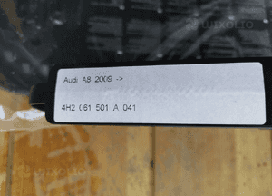 Dywaniki gumowe Audi A8 4H2061501A przód RL 2