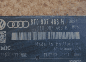 MODUŁ STEROWNIK GATEWAY AUDI A4 B8 A5 8T0907468H 2