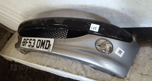 Zderzak przód przedni do peugeot 206 eza szary halogeny 3
