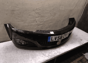 Zderzak przód przedni opel astra h 3 iii gtc Z20R czarny halogeny 3