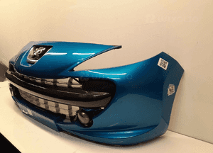 Zderzak przód przedni peugeot 207 urban move kmu niebieski błękitny halogeny 2