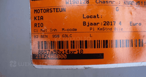 Łapa poduszka silnika Kia Rio IV 1,0i 2017r 3