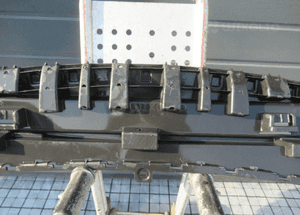 Osłona zderzaka płyta pod zderzak ford fiesta MK7 st lift 2012-2017 4
