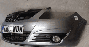 Zderzak przód przedni do opel corsa d halogeny Z163 szary 3