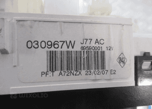 Panel sterowania nawiewem klimatyzacją renault clio iii 3 modus 5