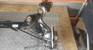 Mini R60 zwrotnica wahacz belka zawieszenie tył sanki 9804403 4