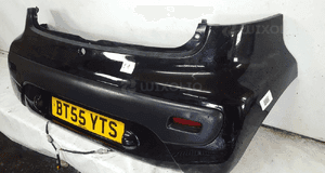 Zderzak tył tylny do peugeot 107 exld czarny 5