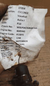 Opel Astra J a13dte 1.3  wtryskiwacz wtrysk 3