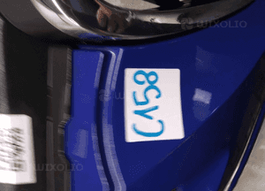 Zderzak przód przedni seat altea LS5G niebieski 6