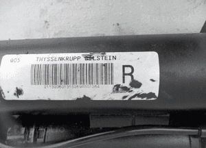 AMORTYZATOR MIECH PODUSZKA PRAWY PRZÓD MERCEDES E KLASA W211 3 PINY 3