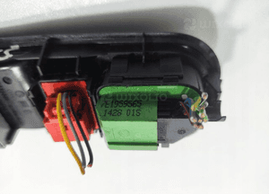 Panel przełącznik szyb lewy przód volkswagen T5 7E1959565 2003-2009 4
