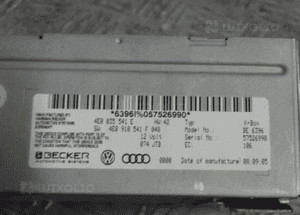ODBIORNIK TUNER RADIA AUDI A8 D3 Q7 4E0035541E 3.0 3