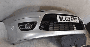 Zderzak przód przedni do citroen C4 lift fl halogeny ezrc srebrny 4
