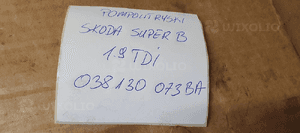 Pompowtryskiwacz pompowtryskiwacze komplet Skoda Superb 1.9 TDI 038130073BA 17