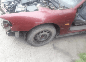 Mazda 626 GE HB 92-97  Drzwi Lewe przednie szyba przód 5