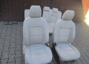 Fotele komplet nissan qashqai J10 lift skóra 7