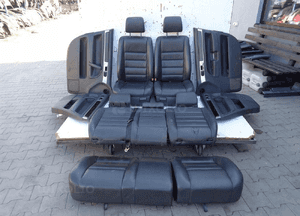FOTELE SIEDZENIA SKÓRA GRZANE VW TOUAREG 7L I 1