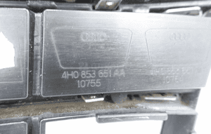 Audi A8 D4 lift 2013- kratka grill atrapa zderzaka 4H0853651AA 11