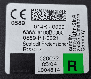 BMW G20 G21 Pas bezpieczeństwa prawy przód 636608100B 4