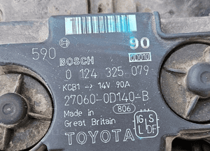 Toyota Avensis T25 1.8 VVti alternator 90A 27060-0D140 3