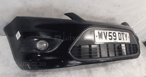Zderzak przód przedni ford focus MK.2 2 ii lift fl F3 czarny halogeny 4