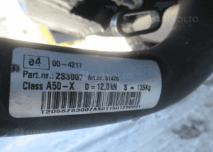 HAK HOLOWNICZY VOLVO S60 SEDAN 2010-2013 rok 3