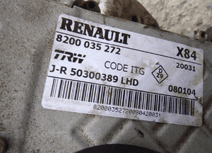 RENAULT SCENIC II WSPOMAGANIE ELEKTRYCZNE KOLUMNA EUROPA 8200035272 4