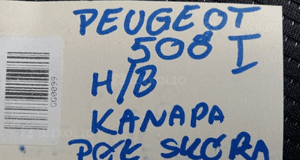 PEUGEOT 508 H/B kanapa tylna pół skóra 6