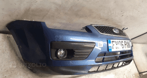 Zderzak przód przedni ford focus MK.2 2 ii 36 niebieski halogeny 4