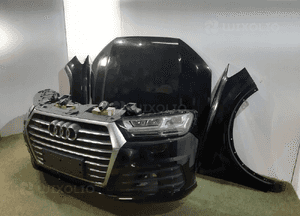 AUDI Q7 4M Przód Maska Zderzak Lampy Pas - 13399 4